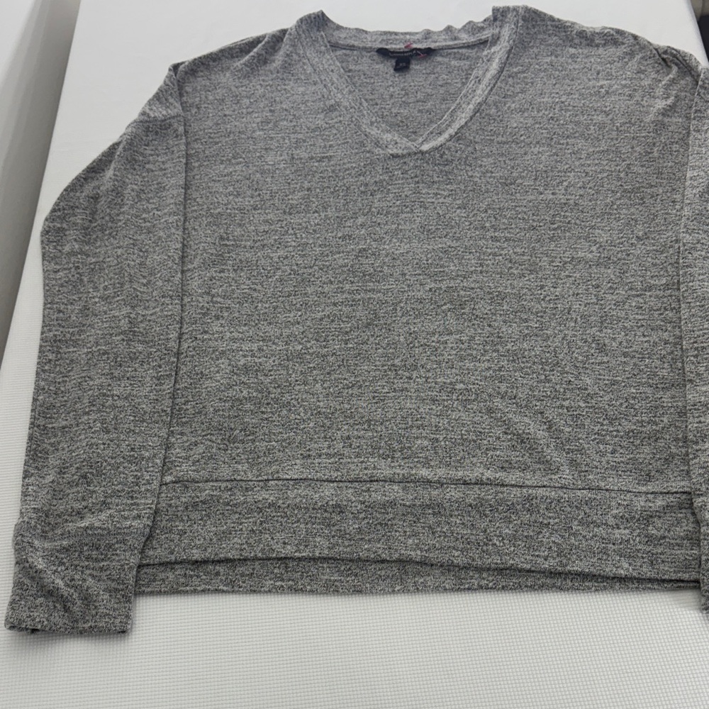 Banana Republic Gray V-Neck Sweater